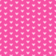 Seamless pattern of hearts