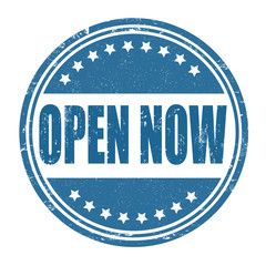 Open now stamp