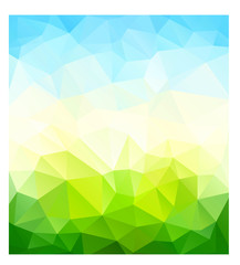 Triangle nature background