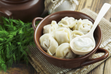 Dumplings with meat