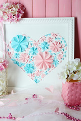 Beautiful home decor with handmade picture