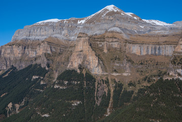 Scenic view of famous Ordesa Valley, NP Ordesa y Monte Perdido,