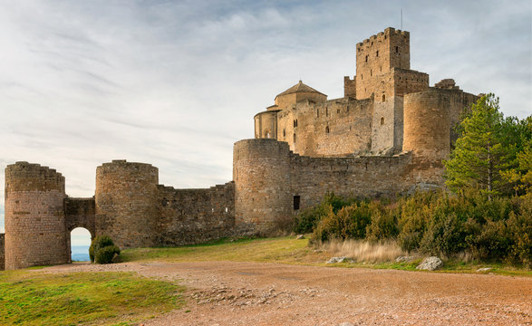 Medieval castle of Loarre,Aragon, Spain
