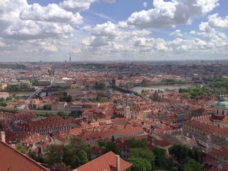 Prague roofs 