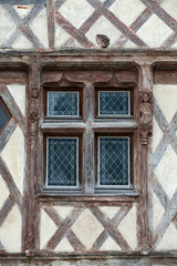 Half-timbered house in Chinon, Vienne Valley, France