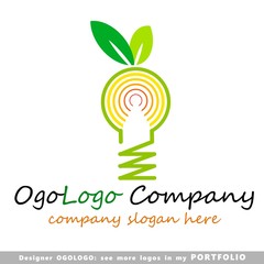 nature abstract business logo emblem vector