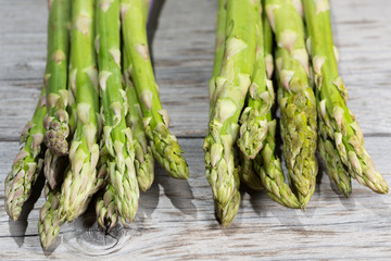 Fresh green asparagus