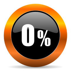 0 percent icon