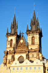 Fototapeta na wymiar Old Town Hall, Prague, Czech Republic, Europe