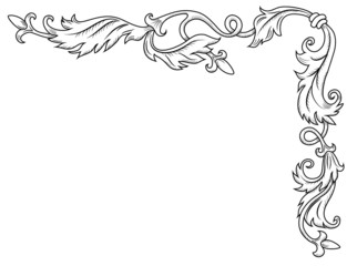 Decorative corner ornament