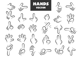 Vector hands
