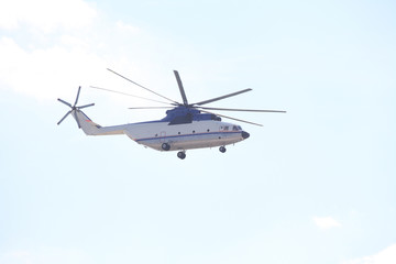 The image of a helicopter