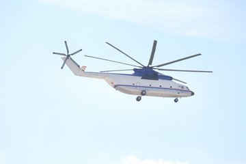 The image of a helicopter