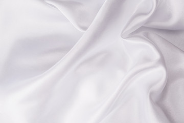 White silk fabric background