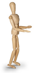 Maniquí articulado de madera