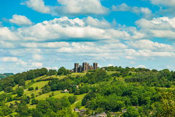 Medieval castle on a hill