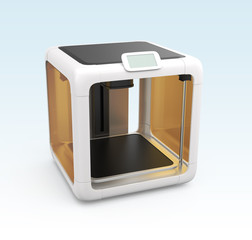 Personal compact 3D printer with touch screen control