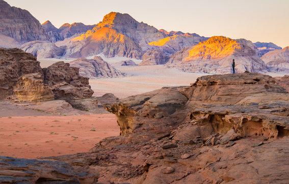 Desert in a morning