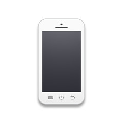White mobile phone
