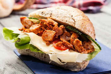 Kebab sandwich