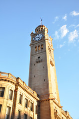 Fototapeta premium Clock tower building of central station - Sydney Australia