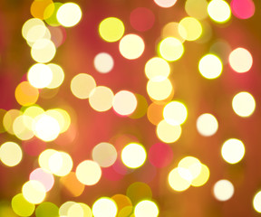 Abstract background lights illuminated