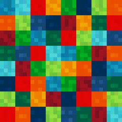 seamless colorful squares pattern