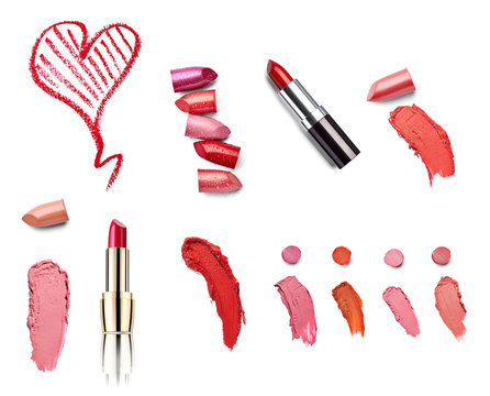 lipstick beauty make up heart love