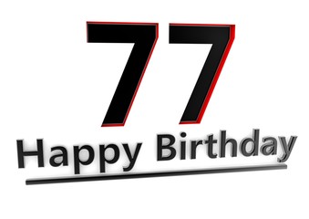 a big Happy Birthday