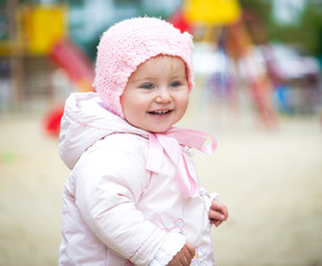 baby on the playground