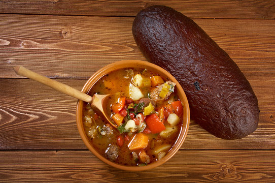 Eintopf -Traditional german cuisine dish.