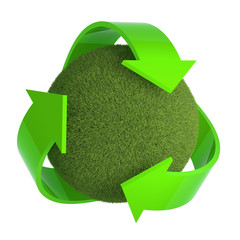 Recycle green grass