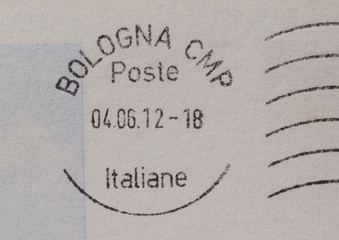 Postage meter from Bologna (Italy)