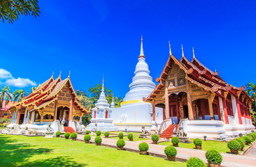 Fototapeta premium Wat Phra Sing in Chiang Mai province of Thailand