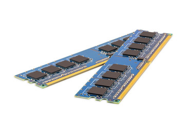 Pair of computer DDR memory modules