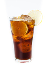 cola lemon glass