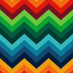 seamless vibrant chevron zigzag pattern