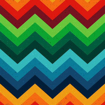 seamless vibrant chevron zigzag pattern