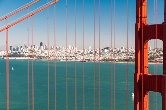 San Francisco and Golden Gate Bridge