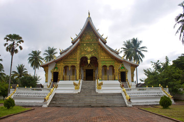 Temple Haw Pha Bang in Luang Prabang, Laos