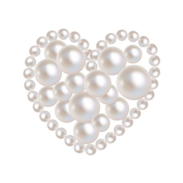 Valentines Herz Perlen
