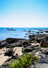 Elafonissi beach with  turquoise water, Crete, Greece