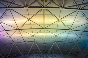 Roof structure in modern building