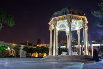 Tomb of poet Hafez in Shiraz, Iran. 
