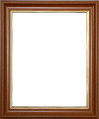 Fototapeta premium Luxurious wooden picture frame