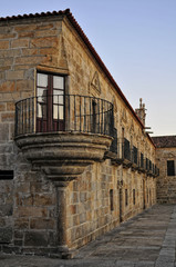 Cambados monumental center of the capital of Albarino