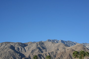 Fototapeta na wymiar Palm Springs Mountain Range Landscape