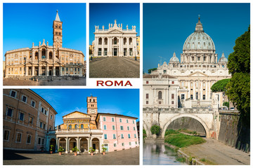 Roma and Vatican: most famous church