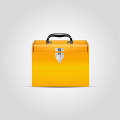 Vector orange toolbox