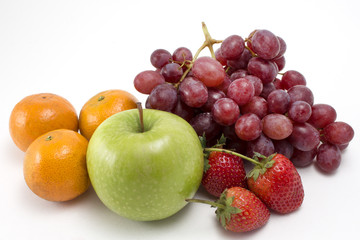 Naklejka na ściany i meble Group of Fruits